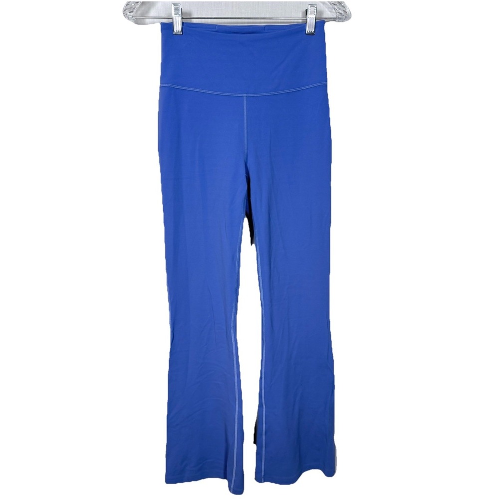 Lululemon Womens 6 High Rise Groove Flare Leggings Periwinkle‎ Yoga Pants